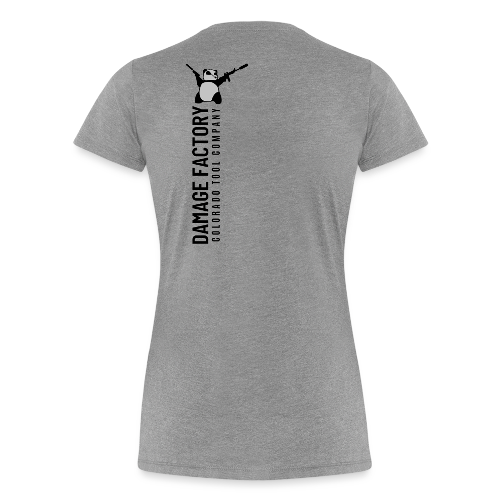 Tread Back - Women’s Premium T-Shirt - heather gray