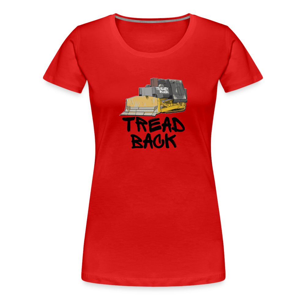 Tread Back - Women’s Premium T-Shirt - red