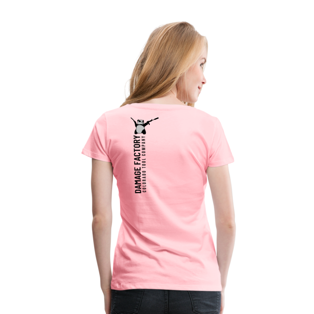 Tread Back - Women’s Premium T-Shirt - pink