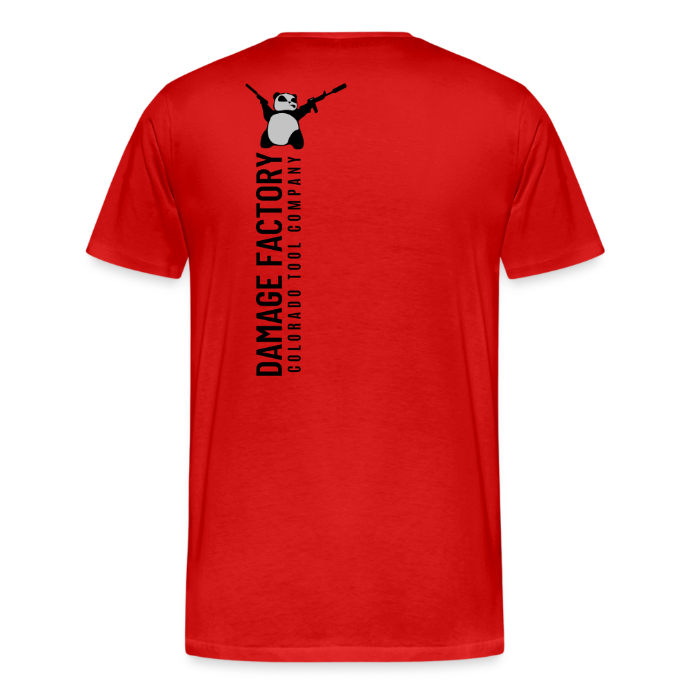 Tread Back - Men's Premium T-Shirt - red