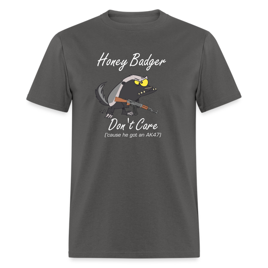 HONEY BADGER - Unisex Classic T-Shirt - charcoal