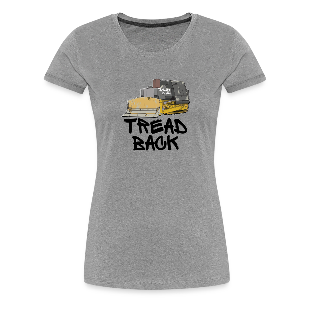 Tread Back - Women’s Premium T-Shirt - heather gray