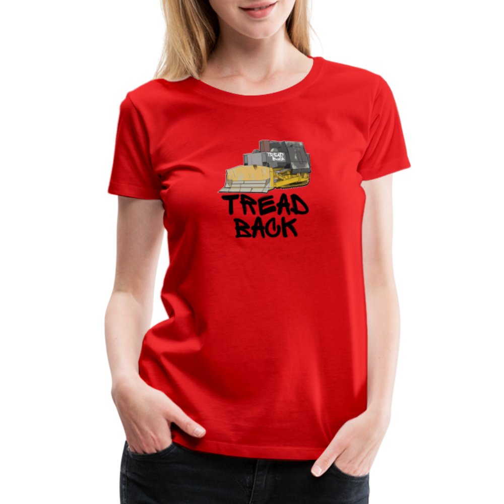 Tread Back - Women’s Premium T-Shirt - red