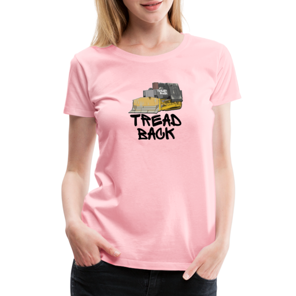 Tread Back - Women’s Premium T-Shirt - pink