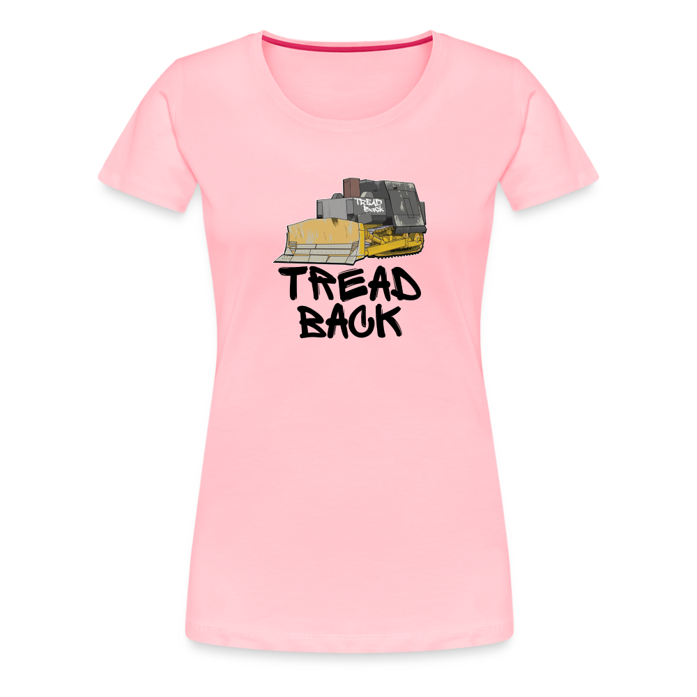 Tread Back - Women’s Premium T-Shirt - pink
