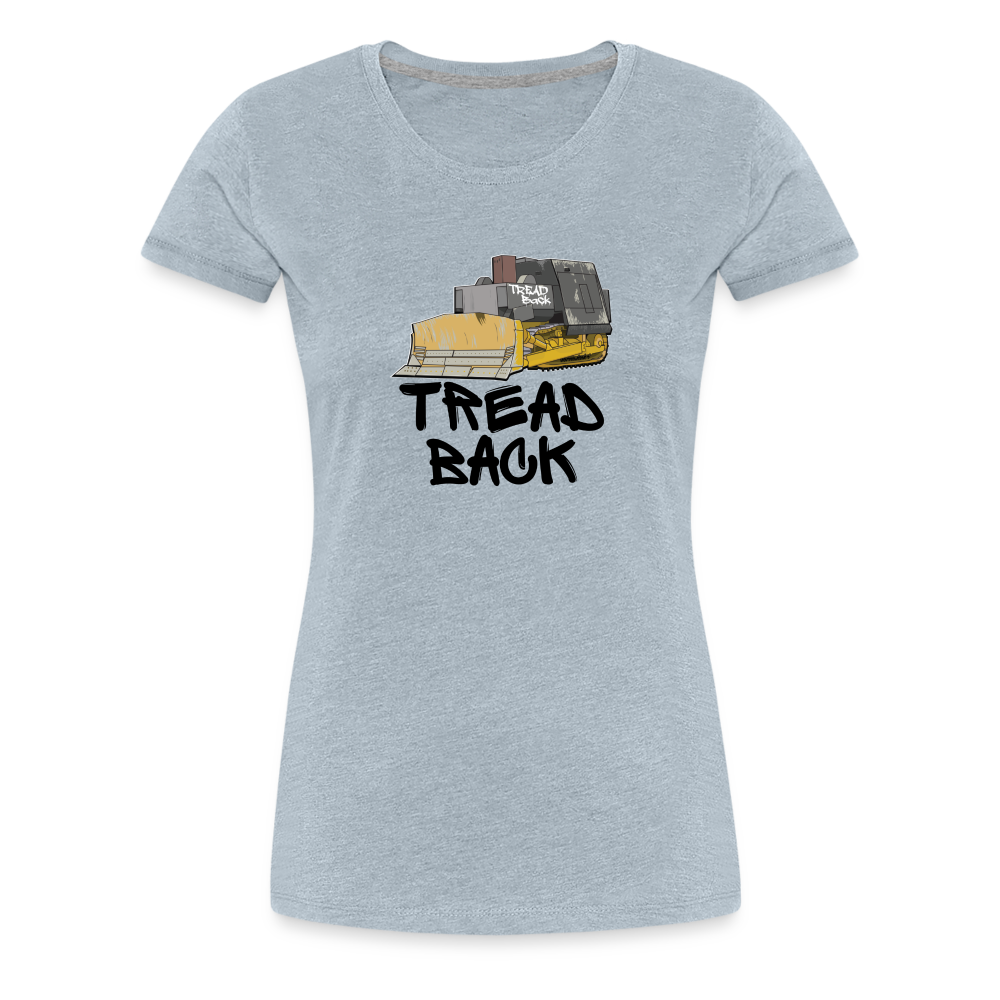 Tread Back - Women’s Premium T-Shirt - heather ice blue