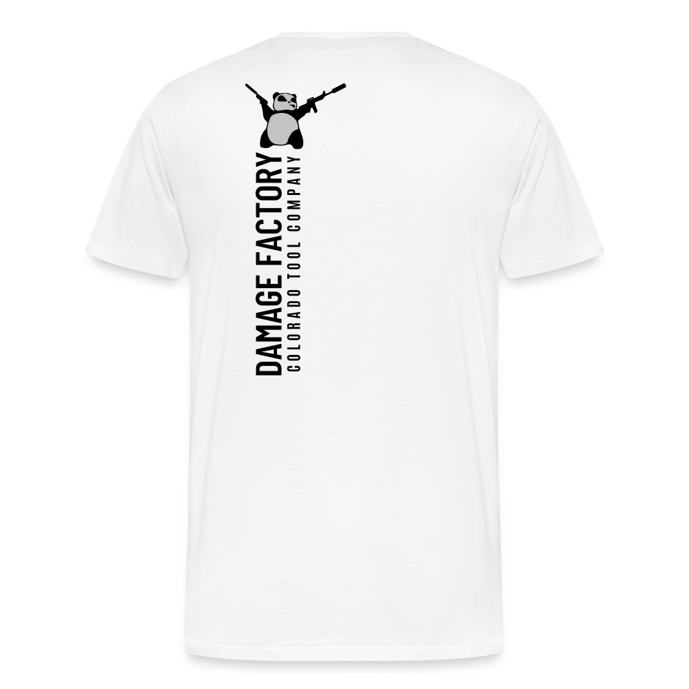 Tread Back - Men's Premium T-Shirt - white