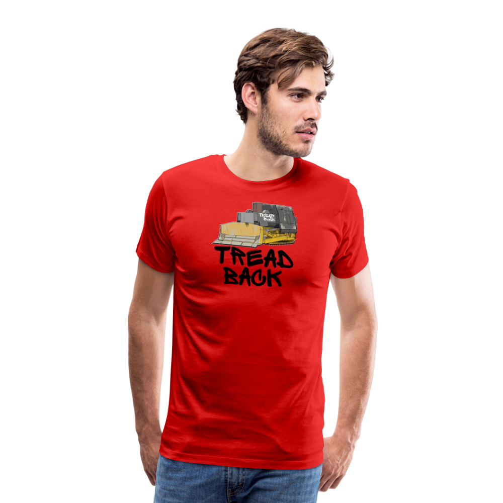 Tread Back - Men's Premium T-Shirt - red