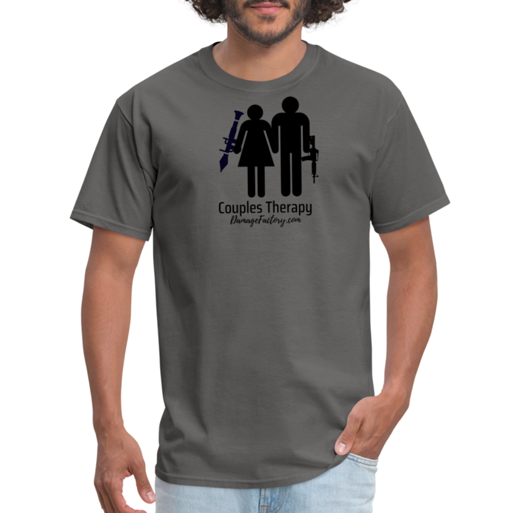 Couple Therapy - Unisex Classic T-Shirt - charcoal