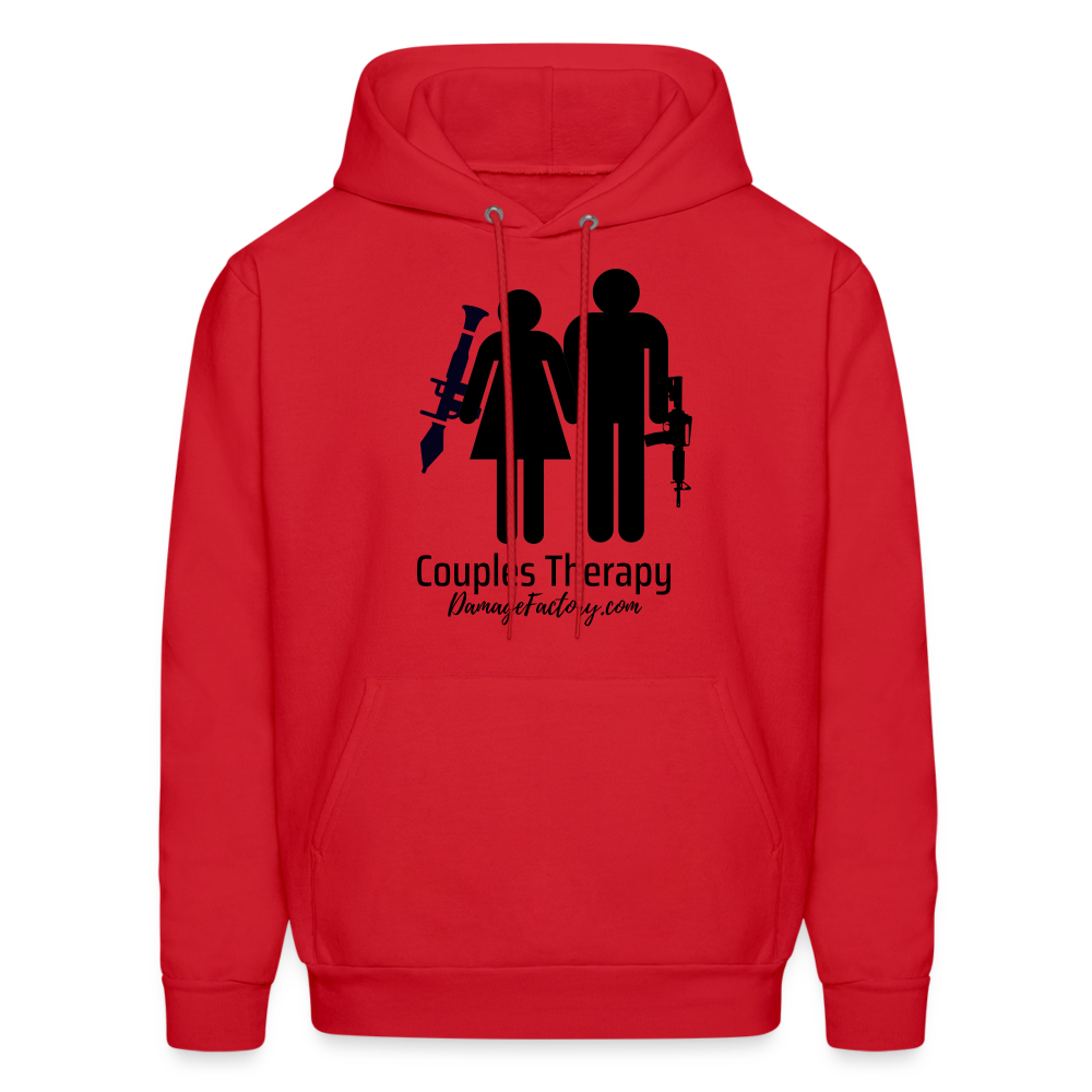 Couple Therapy - Men's Hoodie - red