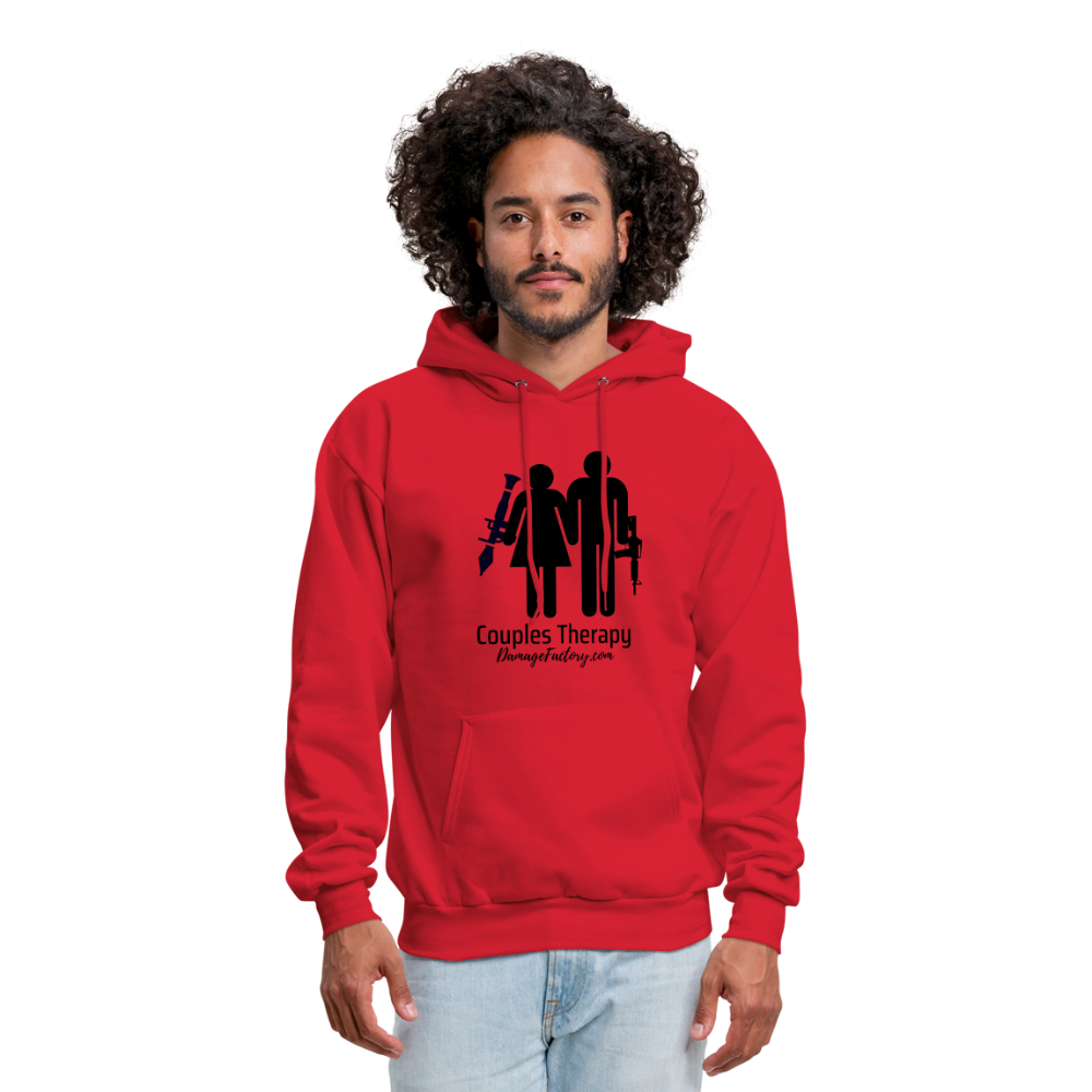 Couple Therapy - Men's Hoodie - red