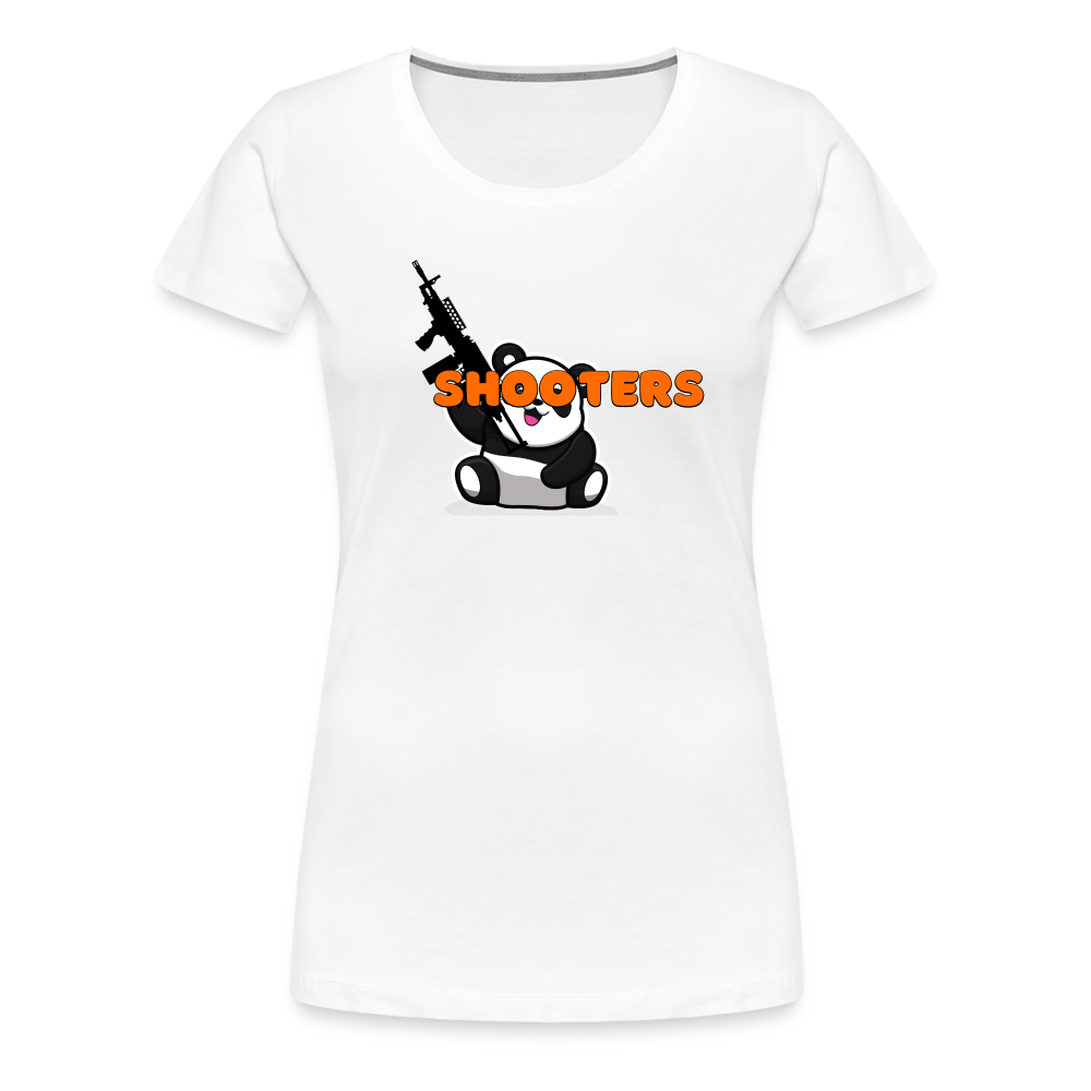 Shooters - Women’s Premium T-Shirt - white
