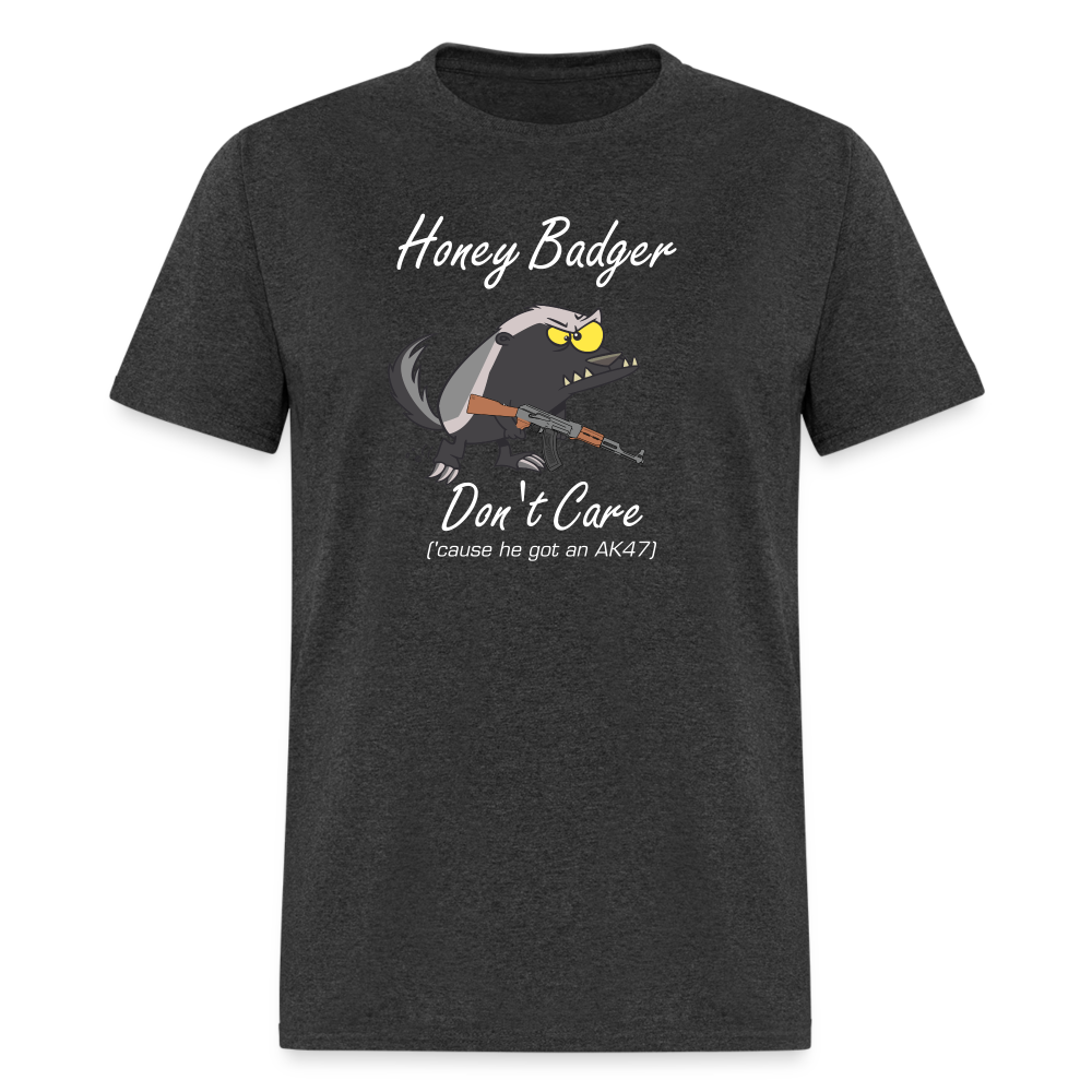 HONEY BADGER - Unisex Classic T-Shirt - heather black